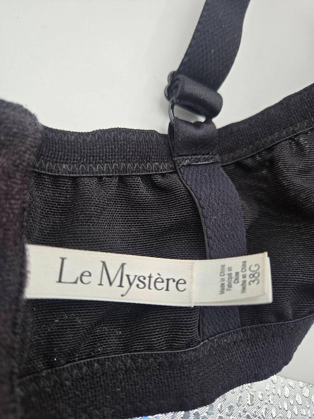 Le Mystere Sexy Mama Nursing Bra Size 38G Black Lace Underwire - Picture 6 of 7